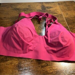 Women Bali bra DF3498, size Large, Burgundy/pink
